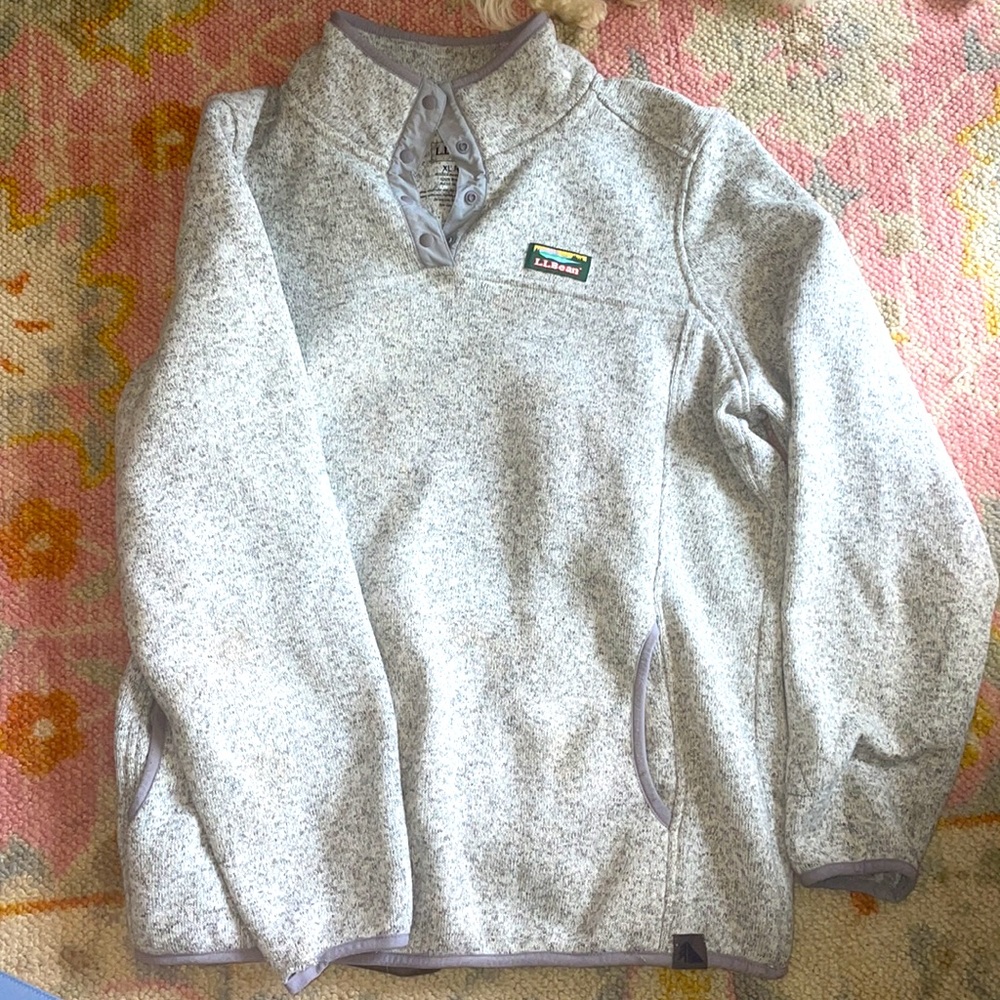 Ll Bean Pullover “Better Sweater” Version In Gray - image 4